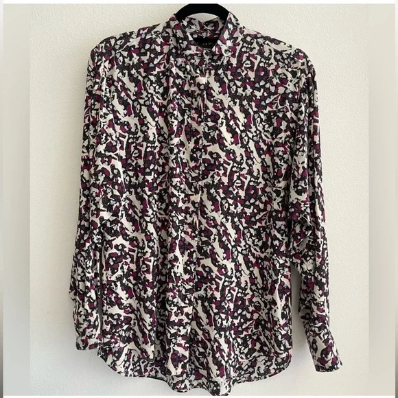 💜Silk Isabel Marant Cade blouse - Picture 4 of 6